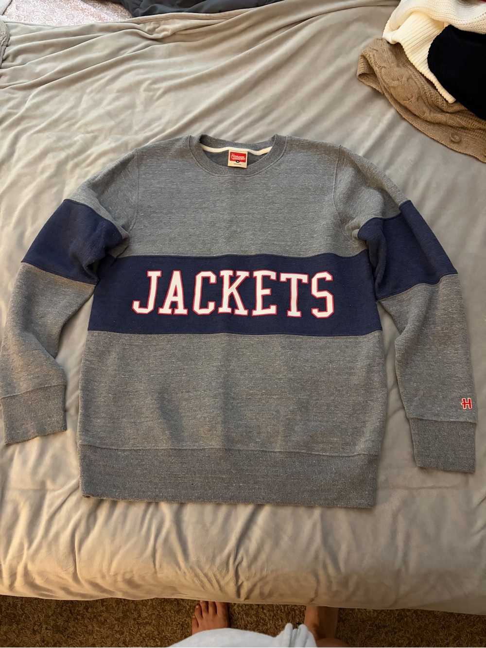 Columbus Blue Jackets Homage crewneck